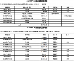 񹫿20257-10·ݾ֧ϸ